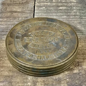 Antique Crosby Boston S.G. & V. Co. U.S.A. Scale Weight - Picture 1 of 3