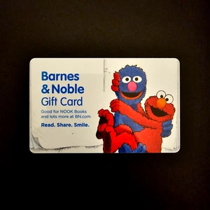Barnes And Noble Sesame Street Grover Elmo NEW COLLECTIBLE GIFT CARD $0 #6277 - Picture 1 of 1