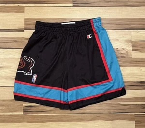 Memphis Grizzlies Basketball Shorts Mens Sz Medium Champion Black Euro Model - Picture 1 of 7