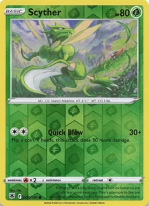 Scyther (005) Common SWSH10: Astral Radiance 005/189 NM Reverse Holo - Picture 1 of 2