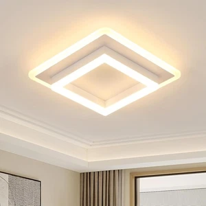 DELIPOP Moderne Deckenleuchten, 30W 3375LM Eckig Deckenlampe Warmlicht 3000K - Bild 1 von 2