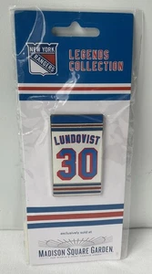 HENRIK LUNDQVIST #30 ALFILER PANCARTA NOCHE RETIRO GUARDABOSQUES DE LOS NUEVOS YORK 28/01/22 - Imagen 1 de 2