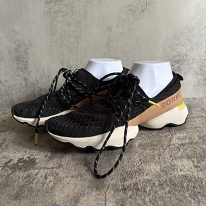 Sorel Damenschuhe 8,5 NL4073-010 Kinetic Impact Schnürsneaker schwarz & hellbraun - Bild 1 von 8