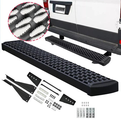 7" X54 Rear Step Running Board Step & Brackets For 2015-2023 Transit-150 250 350 - Image 1 of 4