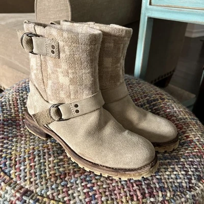 Woolrich Mujeres Baltimore Arnés Gamuza Lana Sin Cordones Botas de Invierno 8.5 Foto 1 de 4