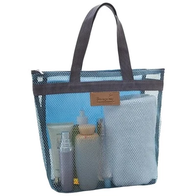 1Pcs Hanging Toiletry Fashion Shower Caddy Bag With Zipper Bath Organizer Gym - Image 1 of 3