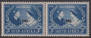 Sth. West Africa - 1948 Silver Wedding Set SG 137 MNH Cv £ 2 [F3428] - Bild 1 von 2