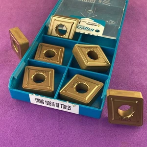 7pc  INGERSOLL    CNMG 644 RT   CNMG 190616 RT Carbide  Insert TT8125🎯Machinist - Picture 1 of 2