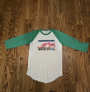t shirt pallavolo vintage manica 3/4 anni 80 - Foto 1 di 6