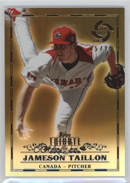 2013 Topps Tribute WBC Gold /25 Jameson Taillon #58 - Image 1 of 2