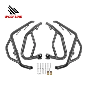 WOLFLINE Crash Bars Stunt Cage Engine Frame Guard For Honda ADV 160 2022-2024 - Picture 1 of 23