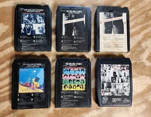 The Rolling Stones 8 Track Lot - Sticky Fingers Some Girls Exile Still Life - Picture 1 of 4