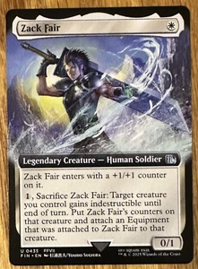 MTG Final Fantasy, Zack Fair - Arte extendido - Imagen 1 de 1