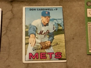 1967 Topps High Number Don Cardwell #555 - EX - Corner Wear - No Creases - - Picture 1 of 2