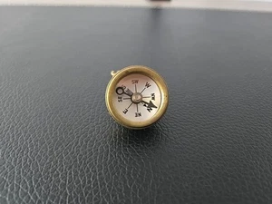 Marble's Gladstone Michigan brass compass pin back - Picture 1 of 8