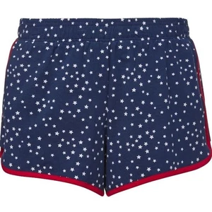 BCG Women's Americana Cotton Blend Dolphin Shorts 3.5 In Red/White/Blue XS $20 - Picture 1 of 4