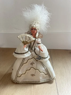 Disfraz de muñeca de porcelana vintage Laurette María Antonieta siglo XVIII Foto 1 de 4