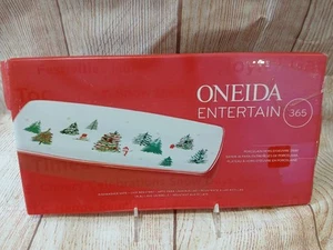 Oneida Entertain 365 Vassoio da portata in porcellana Botanica antipasti ~ resistente alle patatine - Foto 1 di 6