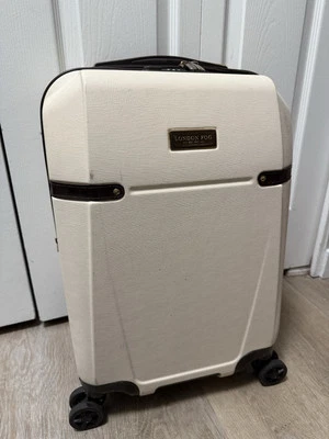 London Fog Brentwood II Expandable HARDSIDE Spinner, Cream, Carry-On 20-Inch - Image 1 of 4