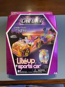 Cra-Z-Art Lite Brix Lite Up Sports Car Harper Chloe Set 35707 Sealed - Picture 1 of 12