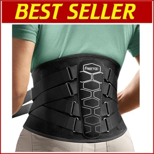 Soporte lumbar transpirable tejido 3D - Alivio para hernia de disco y dolor de espalda - Imagen 1 de 9