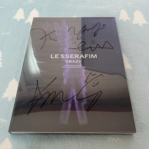 LE SSERAFIM CRAZY ÁLBUM PROMOCIONAL FIRMADO AUTOGRAFIADO (2 - Imagen 1 de 2