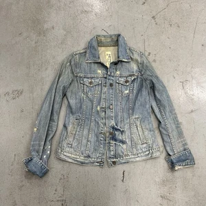 Damen Jeansjacke Ezra Fitch Größe M helle Waschung - Bild 1 von 17