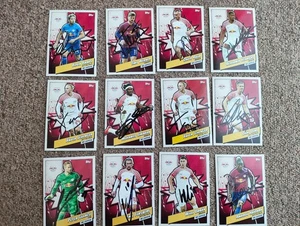 +RB Leipzig+ 12 tarjetas coleccionables TOPS firmadas + Forsberg, Olmo, Werner, Simakan - Imagen 1 de 5