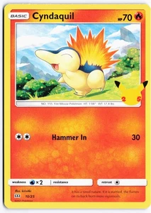 Cyndaquil Non Holo McDonalds 25th Anniversary Promos 010/025 NM - Bild 1 von 2