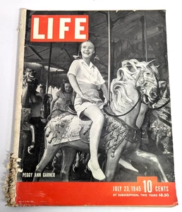 LIFE Magazine July 23 1945 Peggy Ann Garner Cover WWII Era Vintage Original - Bild 1 von 1