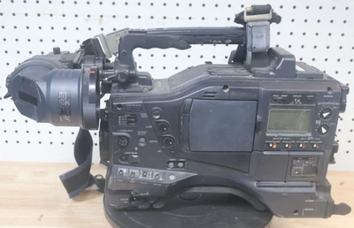 Used Black Panasonic DVCPRO50 P2 Camcorder AJ-SPC700P W/ AJ-VF15BP USA *Repair - Image 1 of 4