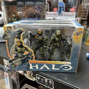 Set 2 figurine McFarlane Toys Halo 3 Red Team Leader & Master Chief 2009 =SIGILLATE== - Foto 1 di 9