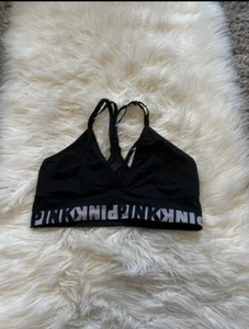 Black Sports Bra Size:L fit M - Picture 1 of 1