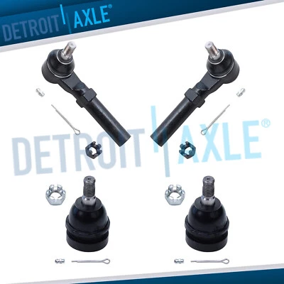 Rótulas inferiores delanteras + extremos Tierod exteriores para Ford Mustang 1999-2002 2003 2004 Foto 1 de 4