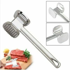 Fleischklopfer Fleischhammer Schnitzelklopfer Plattiereisen Plätter Edelstahl !! - Bild 1 von 12