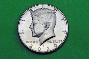 Moneta mezzo dollaro USA Kennedy 2020-P Choice BU Mint State - Foto 1 di 2