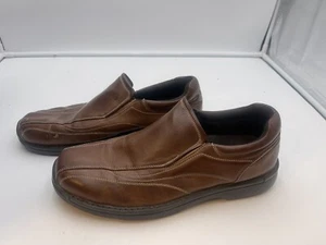 Hirsch Hirsche braune Halbschuhe, Spere Größe 12 weites Obermaterial Kunstleder - Bild 1 von 8