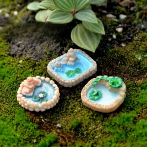 2PC Lotus Set Pond Moss Miniatures HO/OO Scale Landscape Garden Scenery Model - Picture 1 of 10