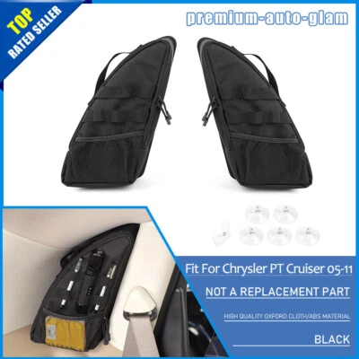 Rear Triangular Window Glass Storage Bags Packet For Chrysler PT Cruiser 2005-10 - Image 1 of 4