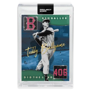 Topps Project 2020~1954 Ted Williams #229 By Ben Baller PR:7169 - Picture 1 of 2