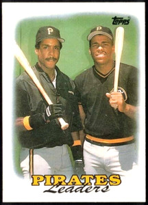 BARRY BONDS BOBBY BONILLA 1988 Topps Tiffany Baseball #231 Team Leaders LIM-ED!