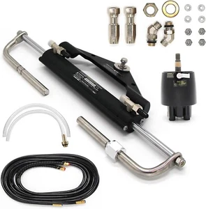 Hydraulic Steering System For Outboard Engines up to 150hp!! Including HOSES!! - Picture 1 of 10