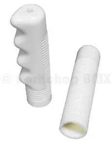 Hunt Wilde Flexon FG bicycle grips for 7/8" bars - WHITE (PAIR) - Picture 1 of 1