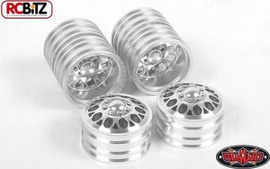 Doppeltrouble ""3"" Aluminium doppelt 1,9"" Kleber auf Rädern 12 mm Sechskant SILBER Z-W0194 - Bild 1 von 12