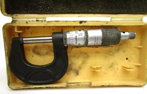 Mitutoyo 0-1" Flat Mics 115-253 MIC-156-NTD   50336HM - Picture 1 of 10