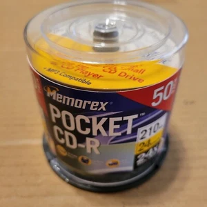 Memorex Pocket CD-R 47 Pack of Discs 24 min 24X Multi Speed NEW - Picture 1 of 1