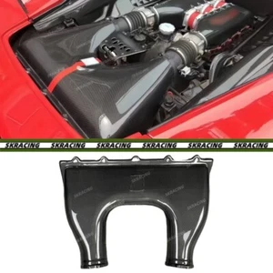 Fits Ferrari 458 Italia Dry Carbon Rear Engine Compartment Air Filter Box Cover - Picture 1 of 19
