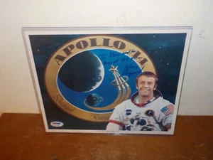 Alan Shepard Apollo 14 Astronaut Moonwalker Inscribed Signed NASA Photo PSA COA - Picture 1 of 2