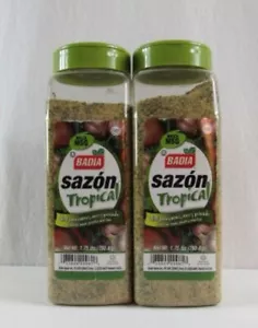 Condimento tropical Badia Sazon 1,75 libras (793,8 g) x 2 nuevo en paquete - Imagen 1 de 3
