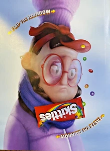Magazine Advertisement 2021 Skittles Flip The Rainbow - Picture 1 of 1